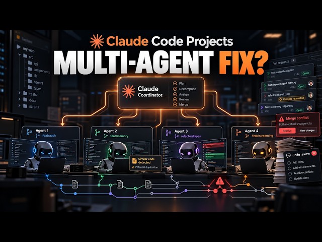 Claude Code Projects: Does One Coordinator Fix Multi-Agent Coding?
