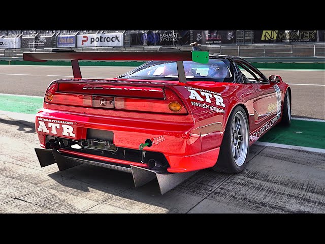 A bordo de un auto de pista Honda NSX 2005 con ITB *suena INCREÍBLE* | Motor V6 V-TEC N/A de 3,2 ...