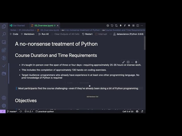 Practical Python Programming: Introduction (ppp01 0)