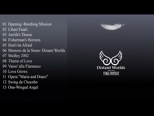 All Distant Worlds Albums Music From FINAL FANTASY