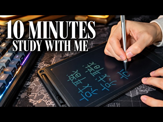 10 MIN STUDY WITH ME | Japanese Writing ✍️ | Deep Focus