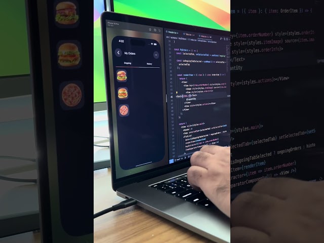 Food Delivery - My Orders Page (React Native)