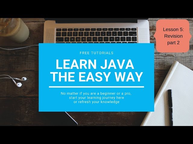Learn JAVA the easy way - Programming Tutorial - Lesson 5 - Revision Part 2 (Operators)