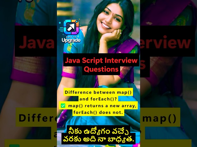 Difference between map() and forEach() 🤔 #javascript #easytoupgrade