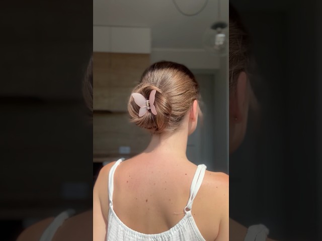 Claw clip bun Hairstyle Tutorial🔥