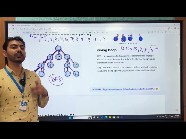 4.5 Graph Traversing algorithms- DFS and BFS