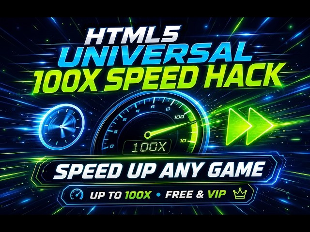 HTML5 Universal Speed Hack