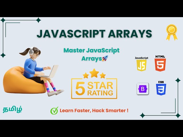 🔥 Master JavaScript Arrays in Tamil | Learn Array Methods, Operations & Best Practices 🚀