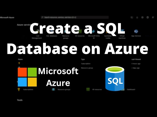 Set Up Microsoft Azure SQL Server and SQL Database on Azure Cloud | Tutorial