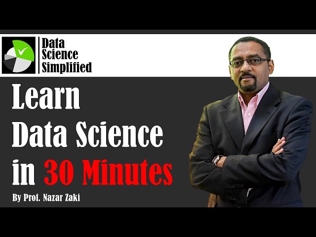 Data Science for Beginners: A 30-Minute Crash Course