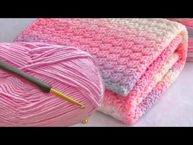 A Blanket in 3 Days! You've Never Seen Such an Easy and Beautiful Crochet Pattern