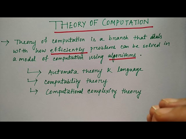 Theory of computation | Introduction | HINDI | by Niharika Panda