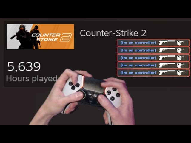 This is What 5k Hours of CS2 on Controller Looks Like...