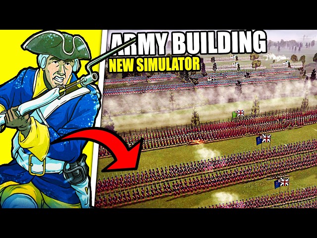 I built the Deadliest LINE BATTLE in NEW ARMY BUILDING Simulator! - Master of Command