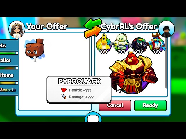 Trading From NOTHING to PYROQUACK In Brainrot Evolution (Roblox)