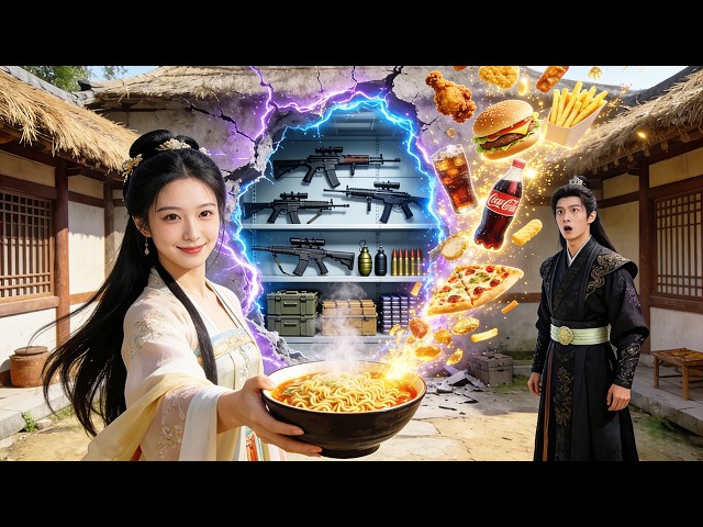 Bodyguard transmigrates as fat mom with 4 kids, pulls out submachine guns, shocks the prince!#drama