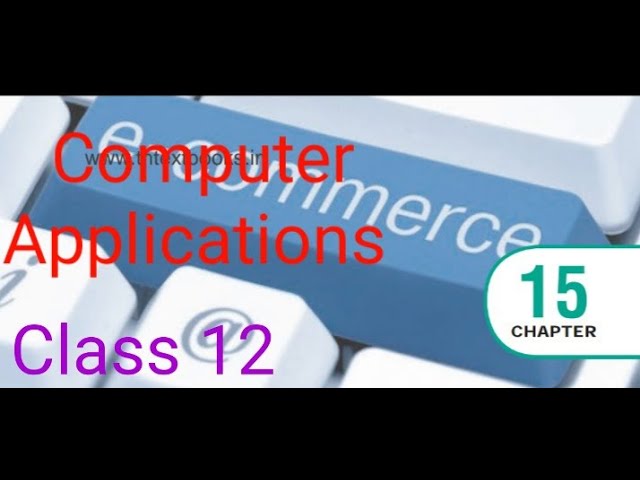 Class 12 Computer Applications Chapter 15  E-Commerce (Part-3)
