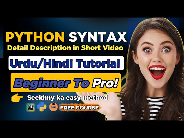 Understanding Python Syntax 2024 - Beginner to Pro!