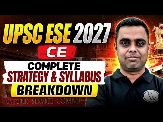 UPSC ESE 2027 Civil Engineering | Complete Strategy, Syllabus & Preparation Roadmap 🔥