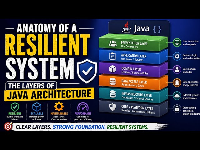 Anatomy of a Resilient System|The Layers of Java Architecture|Naman Bharti Classes 