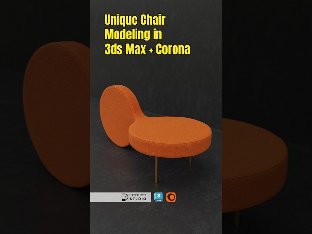 Chair Modeling in 3ds Max | Step by Step | @3dinteriorstudio