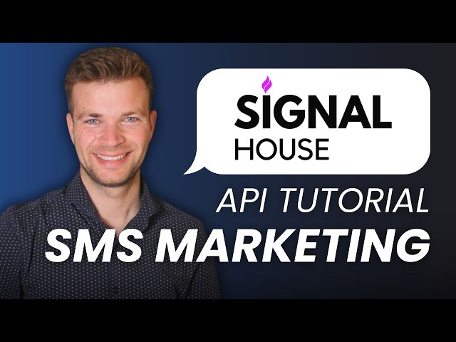 SMS Marketing API – SignalHouse (Tutorial) Setting Up 10DLC SMS in the US
