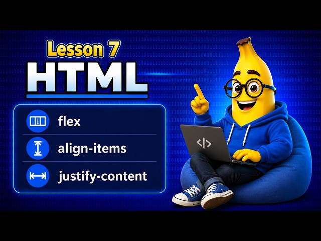 7 Flexbox and how display: flex, justify-content, align-items work - ( HTML and CSS, Front End )