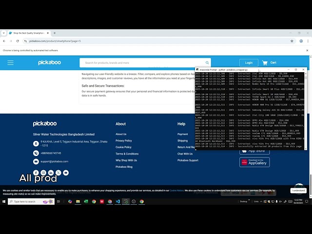 Python Web Scraper: Scrape Products Automatically