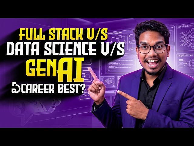 Full Stack vs Data Science vs GenAI | Which Career Is Best in 2027 ? | PythonLife