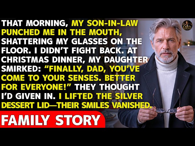 My Son-in-Law Punched Me. That Night, I Served Christmas Dinner... Then Their Smiles Vanished...