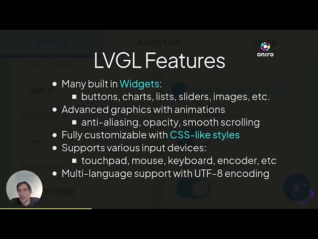 LVGL: A versatile UI toolkit for MCU & CPU (Philippe Coval, Gabor Kiss-Vamosi)