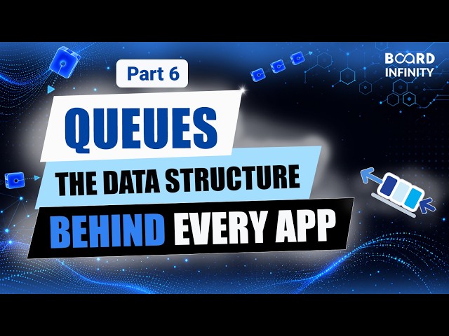 What Is a Queue? FIFO Explained - Enqueue, Dequeue & Real-World Uses | DSA Series Part - 6