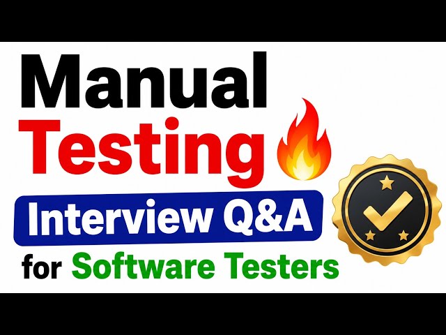 Latest Manual Testing 🔥😀 Interview Q&A #testing #manualtesting #softwaretesting #automationtesting 
