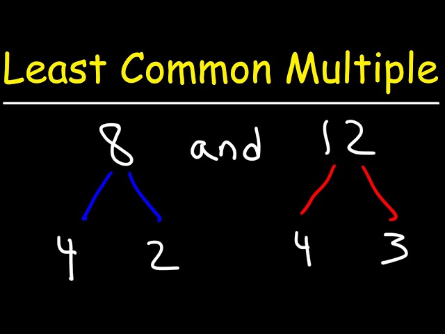 GED Math - How to Find the Least Common Multiple Using Prime Factorization