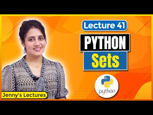 Sets in Python | Python Tutorials for Beginners #lec41 Part1