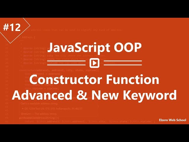 Learn JavaScript OOP in Arabic #12 - Constructor Function Advanced And New Keyword