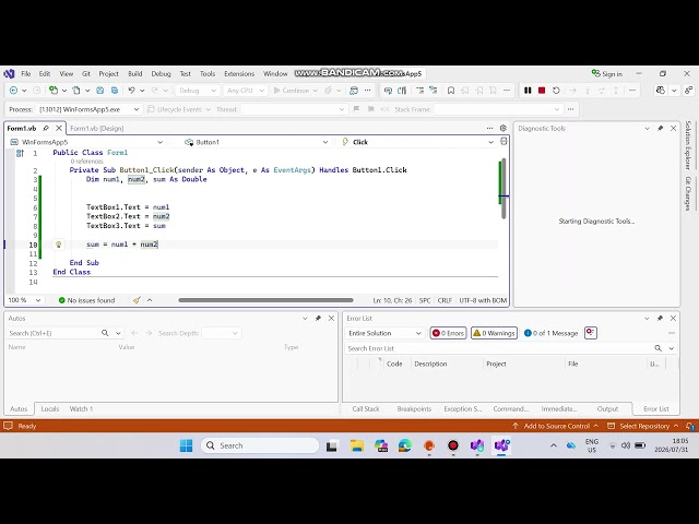 visual basic coding  programming for beginners ,like, share and subcribe