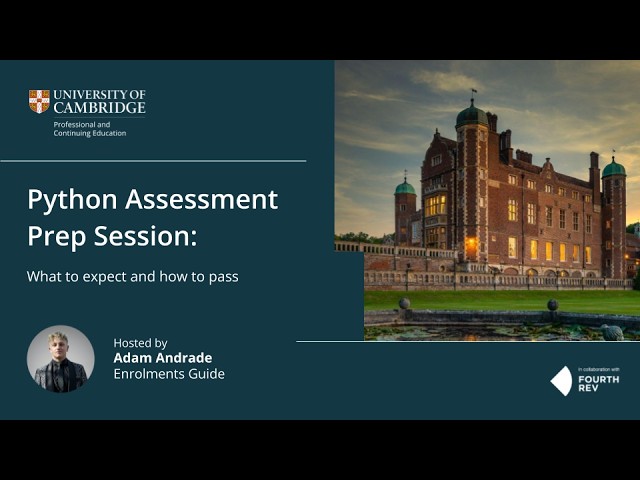 What To Expect: Python Assessment | Data Science With Machine Learning & AI Career Accelerator