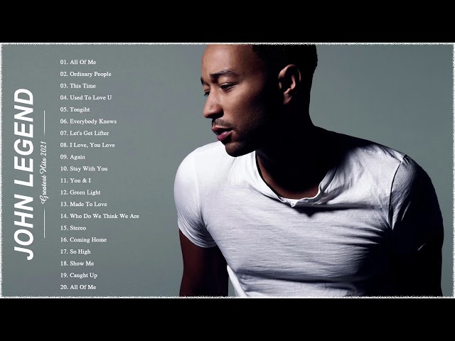Best of JOHN LEGEND (Full Album) | JOHN LEGEND Greatest Hits | A Legned Christmas