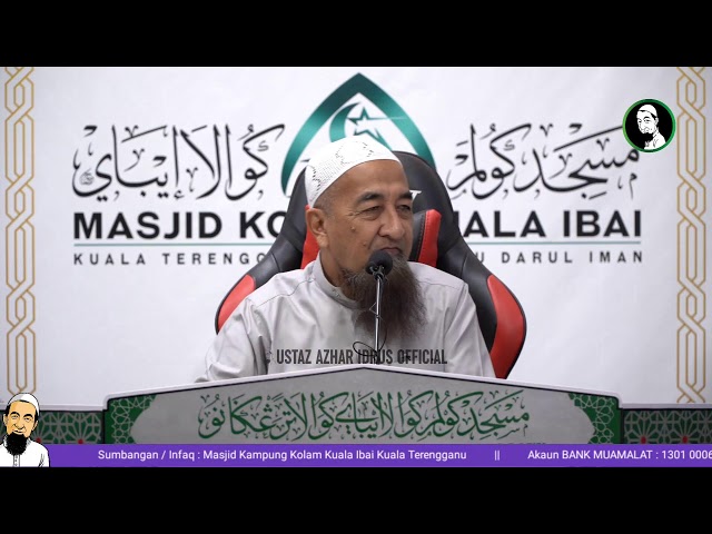 🔴LiveUAI 29/07/2026 Kuliah Maghrib Jemputan - Ustaz Azhar Idrus