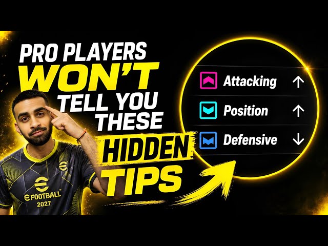 Don't Miss these important tactics in efootball 2027🤯