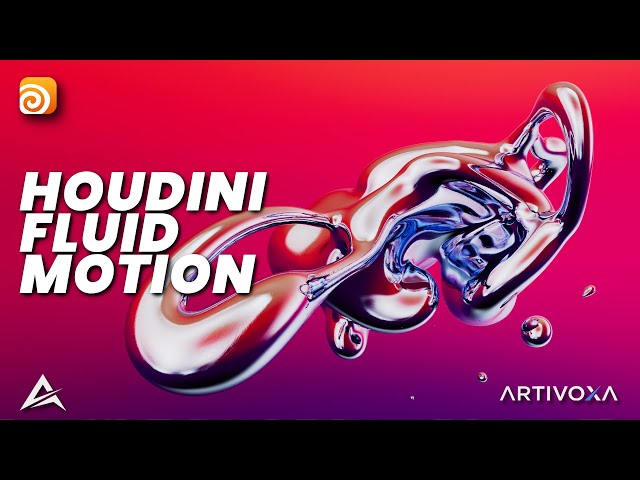 Houdini Tutorial | FLUID SPLASH WITH CUSTOM FORCES