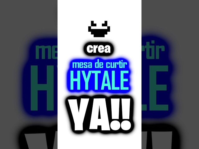 #datwinxd 🌮👽🍸How to make a leather table or tanning rack in HYTALE✋🤑QUICK and easy🤑👌DEFINITIVE GUIDE