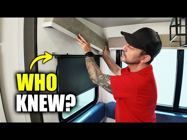Most RV Window Roller Shades are Actually ADJUSTABLE (& It's Easy To Do)