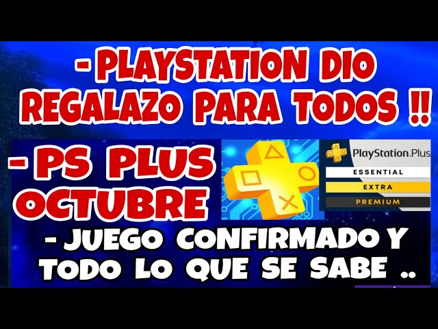 PLAYSTATION DIO REGALAZO PARA TODOS | PS PLUS OCTUBRE TODO LO QUE SE SABE | DEMO DE JUEGAZO NUEVO 