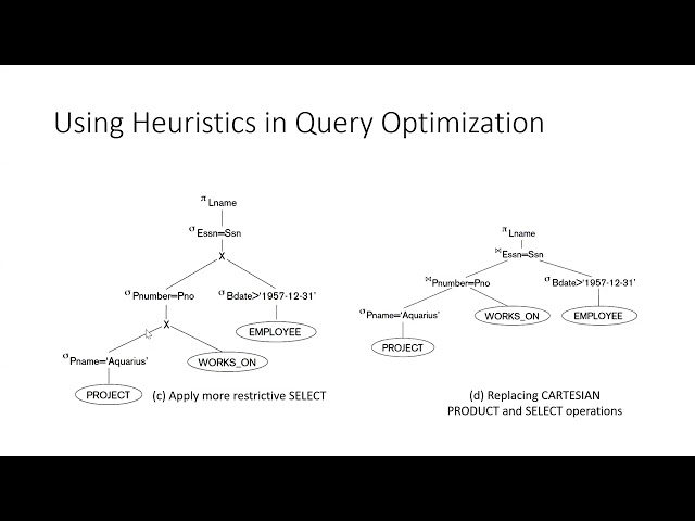 CO527: Advanced Database Systems : Query Optimization II