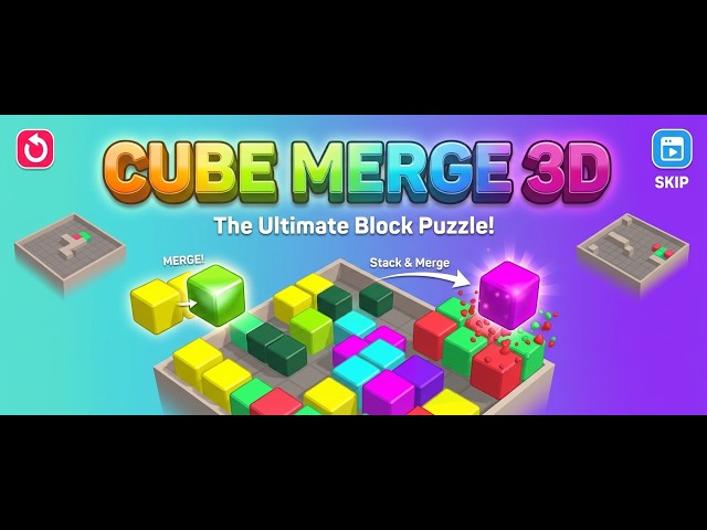 Jelly Merge Cube 3D Game Unity 6 Source Code - Get Unity Code