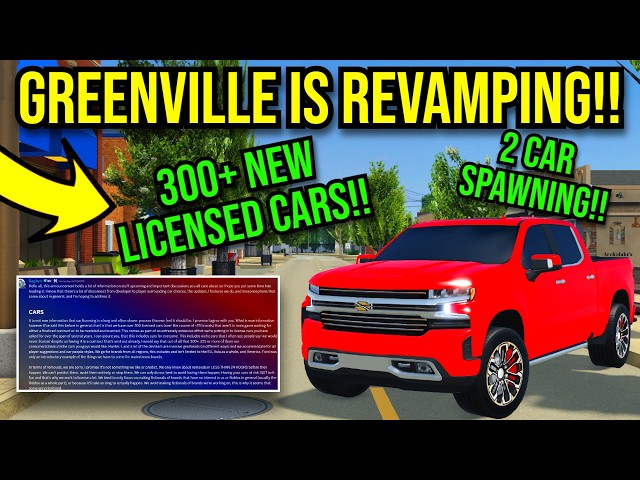 *NEW* GREENVILLE IS REVAMPING!! Going Over the HUGE Announcement & INSANE Features being added!!