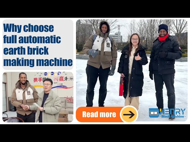 Why choose a full automatic super press earth interlocking block brick making machine not a manual?