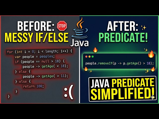 Predicate Interface in Java 8 Explained in Tamil | test(), and(), or(), negate()